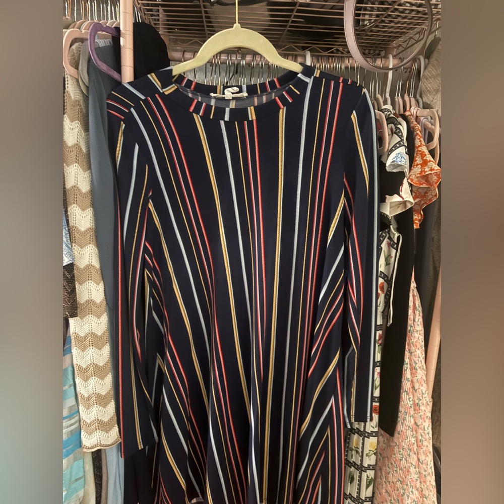 BCBGeneration Multicolor Striped Dress